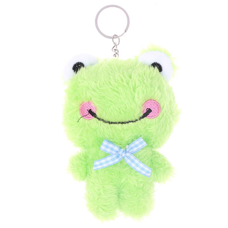 Мультяшное животное, маленький медвежонок, кролик, лягушка, курица, фаршированная плюшевая игрушка, плюшевый брелок