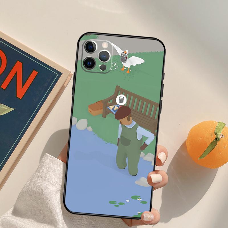 Чехол для телефона Untitled Goose Duck Game для iPhone 16 15 14 Pro Max 11 12 13 Pro Max Mini XR 16 15 Plus 16e