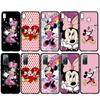 For iPhone 15 14 Xiaomi Redmi Note 13 12 11 Pro Max X 8 7 XR Samsung Galaxy A24 A15 A05 S24 S23 Huawei OPPO A38 Mickey Minnie Mouse Black Phone Case
