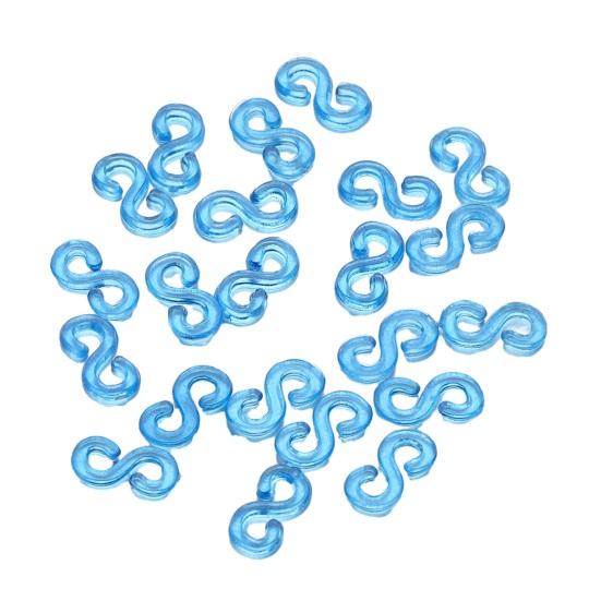 Радужные аксессуары, 500 шт./компл., эластичные резинки, ювелирные изделия «сделай сам», S-образные пряжки для надежно сплетенных браслетов