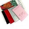 PU Leather Passport Holder with Map Design and Single Edge Sewing