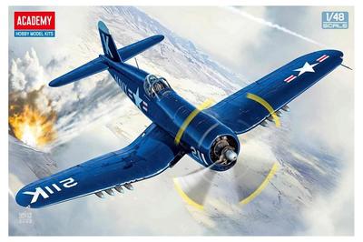 Academy 1/48 F4U-4 Corsair Битва у водохранилища Чосин Пластиковая модель 12353