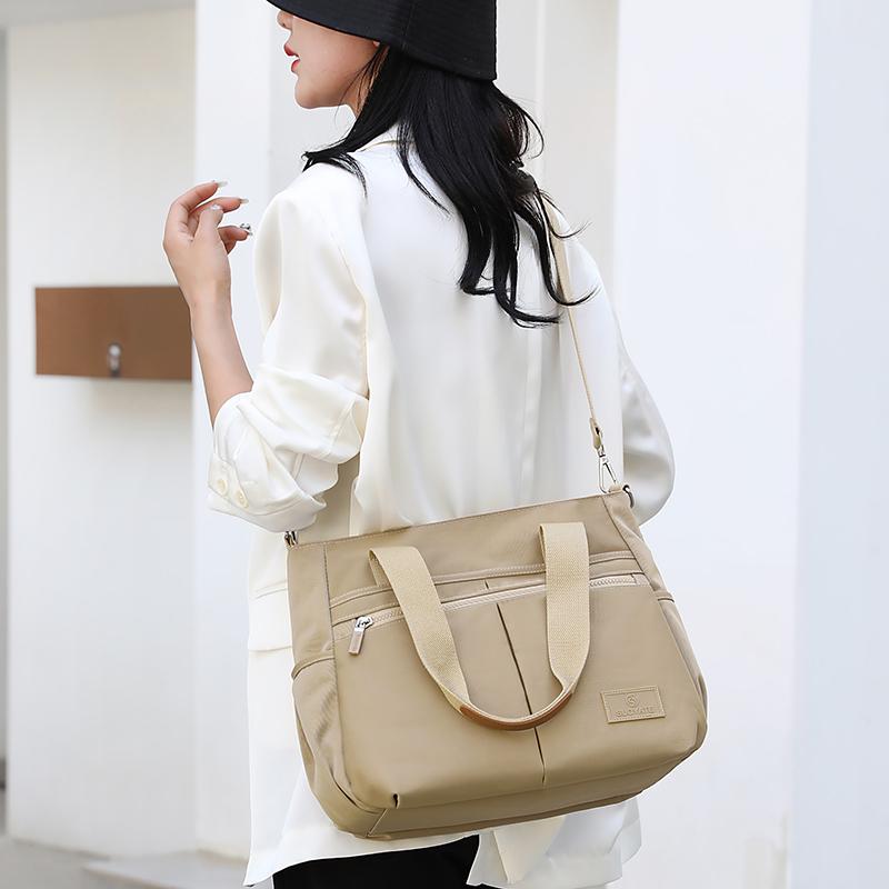 Сумка через плечо Женская нейлоновая сумка через плечо Большая вместительная материнская сумка