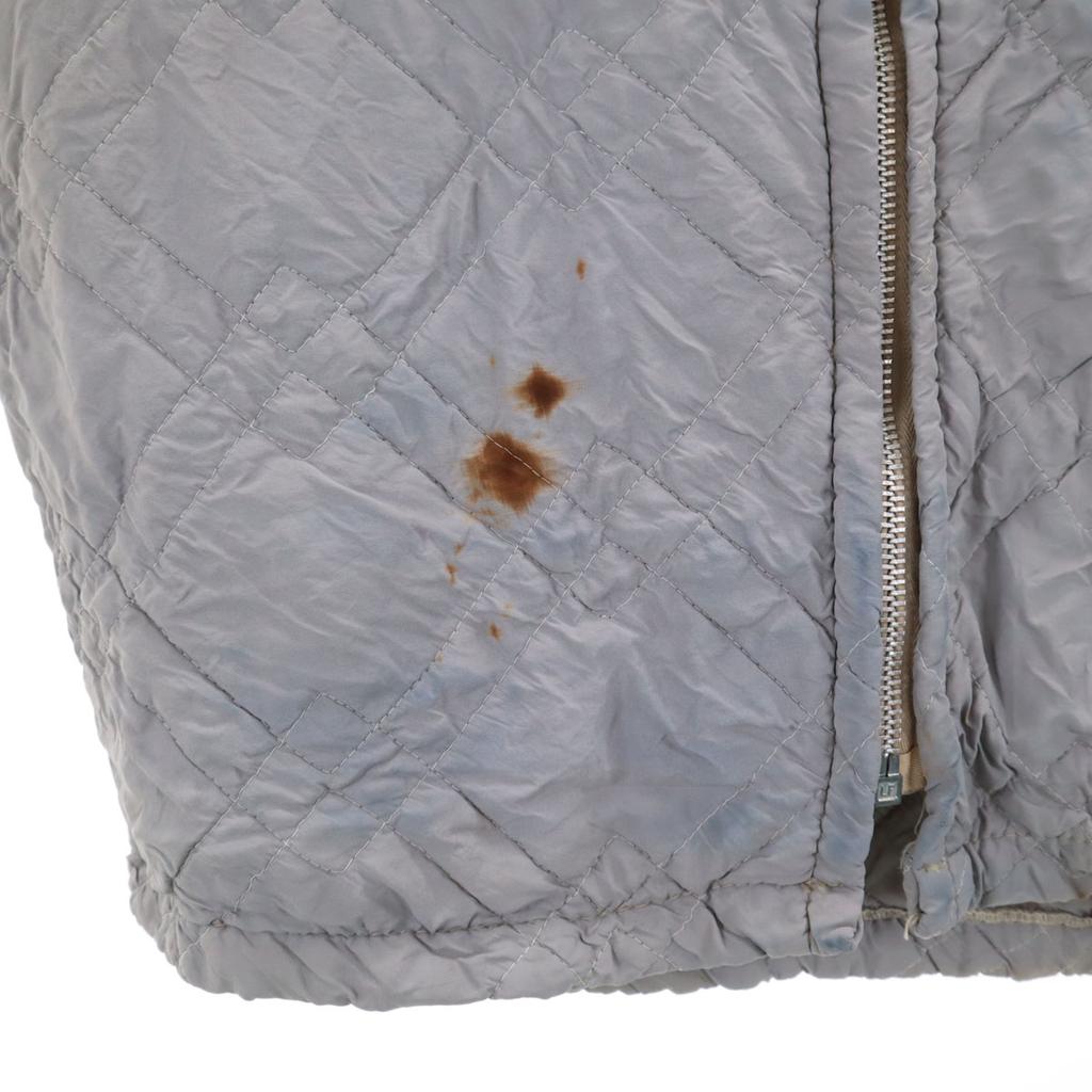 REFRIGIWEAR 50s Lightning Zip Vintage Quilted Jacket M Ice Gray System Men's Used