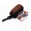 +100-+400 With Box Women/Men Eyeglasses Folding Reading Glasses Strength 1pc Anti-fatigue Magnifier Eyewear Resin  Unique