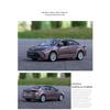 1/33 TOYOTA Corolla Hybrid Alloy Car Die Литая игрушечная модель автомобиля Звук и свет Детские игрушки Коллекционные предметы Подарок на день рождения