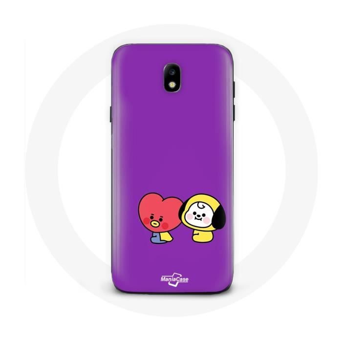Coque pour Samsung Galaxy S5 BTS Bangtan Sonyeondan BT21 Tata V Chimmy Jimin