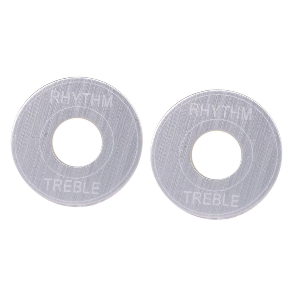 Tooyful Набор из 2 шайб для тумблера гитары Rhythm Treble DIY для электрогитары LP, запасные части