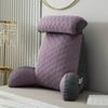 Reading Pillow Standard Bed Pillow Large Backrest Soft Cool Silk Latex Cushion Washable Cover Chair with Pockets Bed Pillow