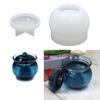 Jar Resin Moulds Silicone Resin Jar Moulds with Lid Silicone Molds Epoxy Moulds with Lid for Storage Container Candy Jar