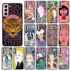 Чехол для телефона Art jaguar Flower Women Korean Dream для Samsung Galaxy S22 S20 Ultra S20 S22 Plus S21 S10 S9 S8 Plus S10E S20 FE