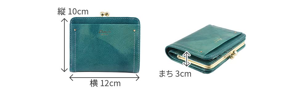 Кошелек двойного сложения из натуральной кожи розового цвета [Dakota] женский DA-30681-32