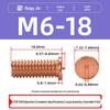 Шпильки и винты для контактной сварки с выступом из стали с покрытием медью PT-M3M4M5M6M8