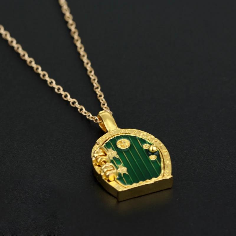 Лорд Ожерелья Женские Украшения Кулон-Дверца Феи Ожерелье Магия Фэнтези Лорд Медальона Шир Эмалированное Ожерелье