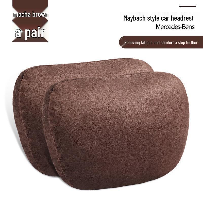 Mercedes-Benz S-Class Maybach Car Headrest Lumbar Support Cushion & Neck Protector Pillow