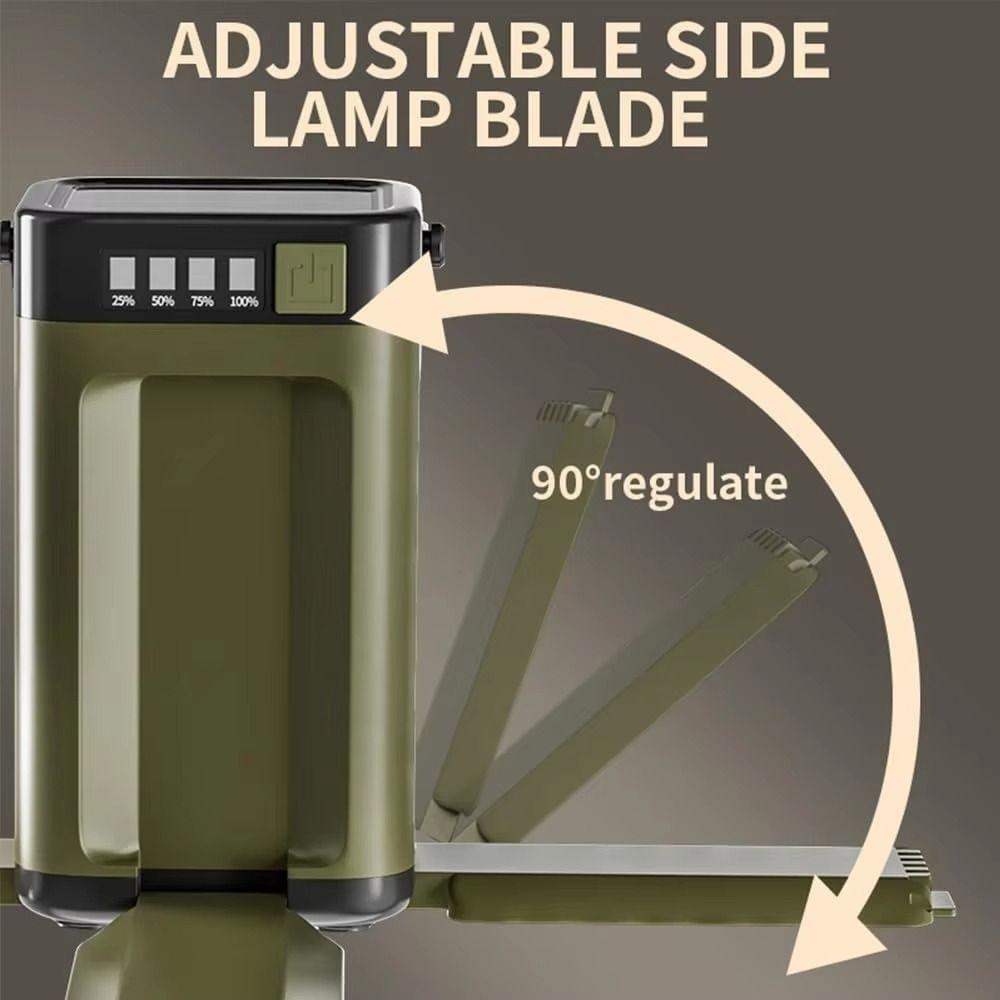 Multifunctional Camping Lantern 4-Leaf Foldable Rechargeable Lantern Emergency Light  Camping
