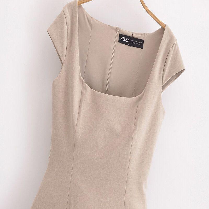 Fashion Style 2024 Autumn New Women's Clothing Stylish Easiest for Match Slim Fit Short Dress Short Skirt 8959114