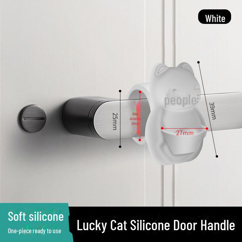Силиконовый противоударный стопор дверной ручки для ванной комнаты