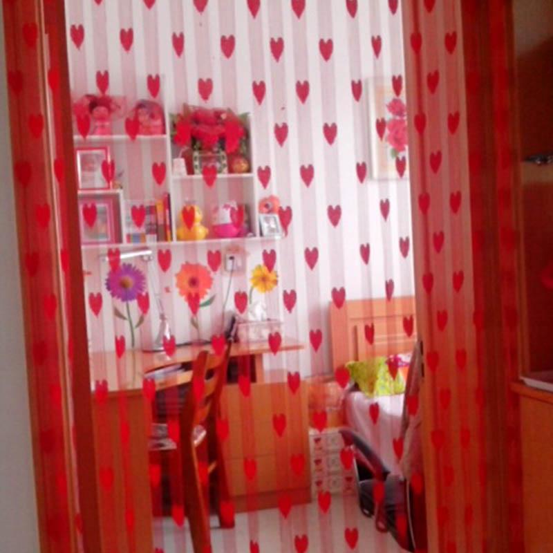 100 * 200 см романтические шторы в форме сердца для гостиной, спальни, занавески