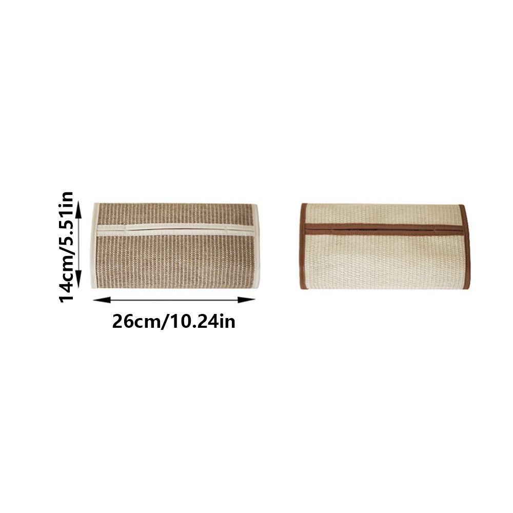 Rectangle Shape Woven Tissue Box Straw Woven Napkin Storage Container Desk Organizer