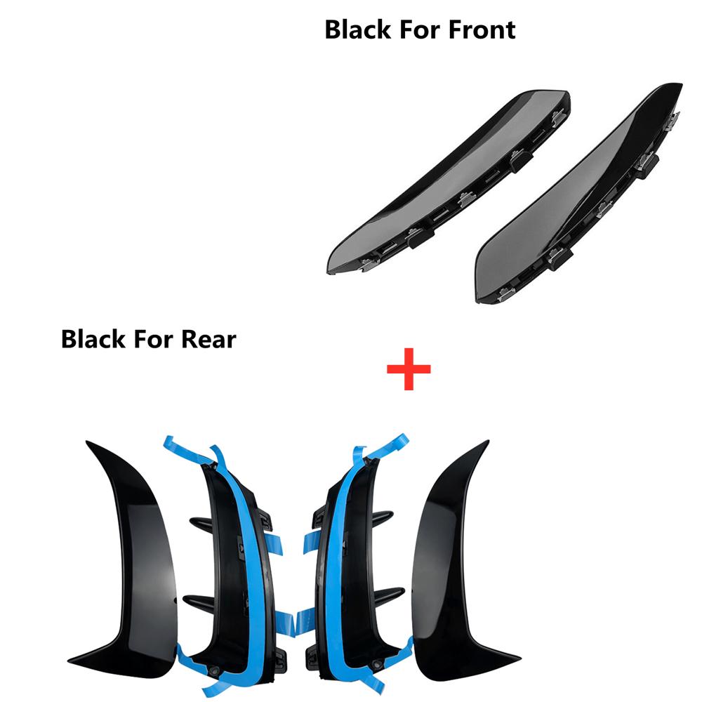 Front Rear Bumper Lip Fog Lamp Cover Chin Spoiler Splitter Body Kit Canards For Mercedes Benz W177 AMG Line A Class A200 A250 A35 2019