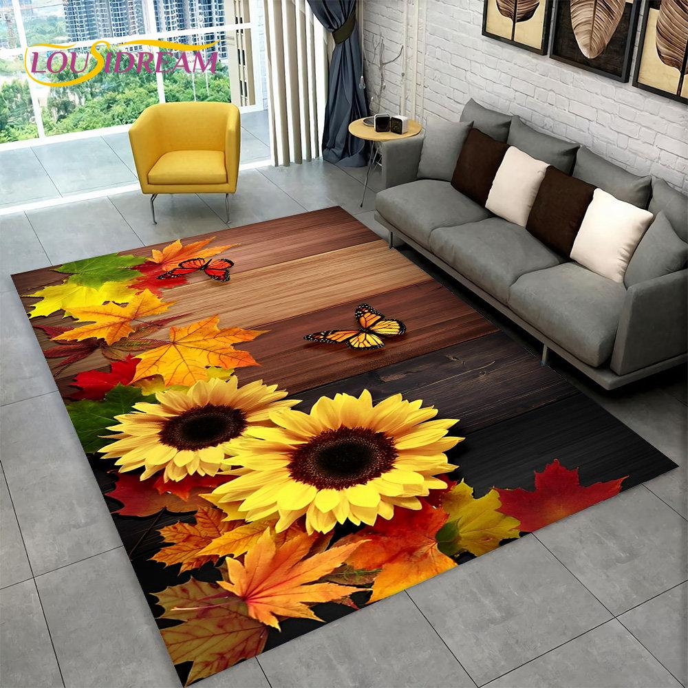Ковер Pretty Dream Butterfly Flower Area Rug Large, ковер для дома, гостиной, спальни, дивана, коврика для двери, декора, детские нескользящие коврики