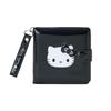 Sanrio Vinyl Wallet Love Hello Hello Kitty Black PVC Bifold Wallet for Ages 3 and Up (I Kitty) (Product Code 606464)