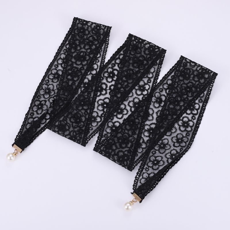 Кружевной пояс-подвеска с жемчугом, женское украшение для талии платья, пояс-бант, поясная веревка с завязанным шнурком для ханьфу