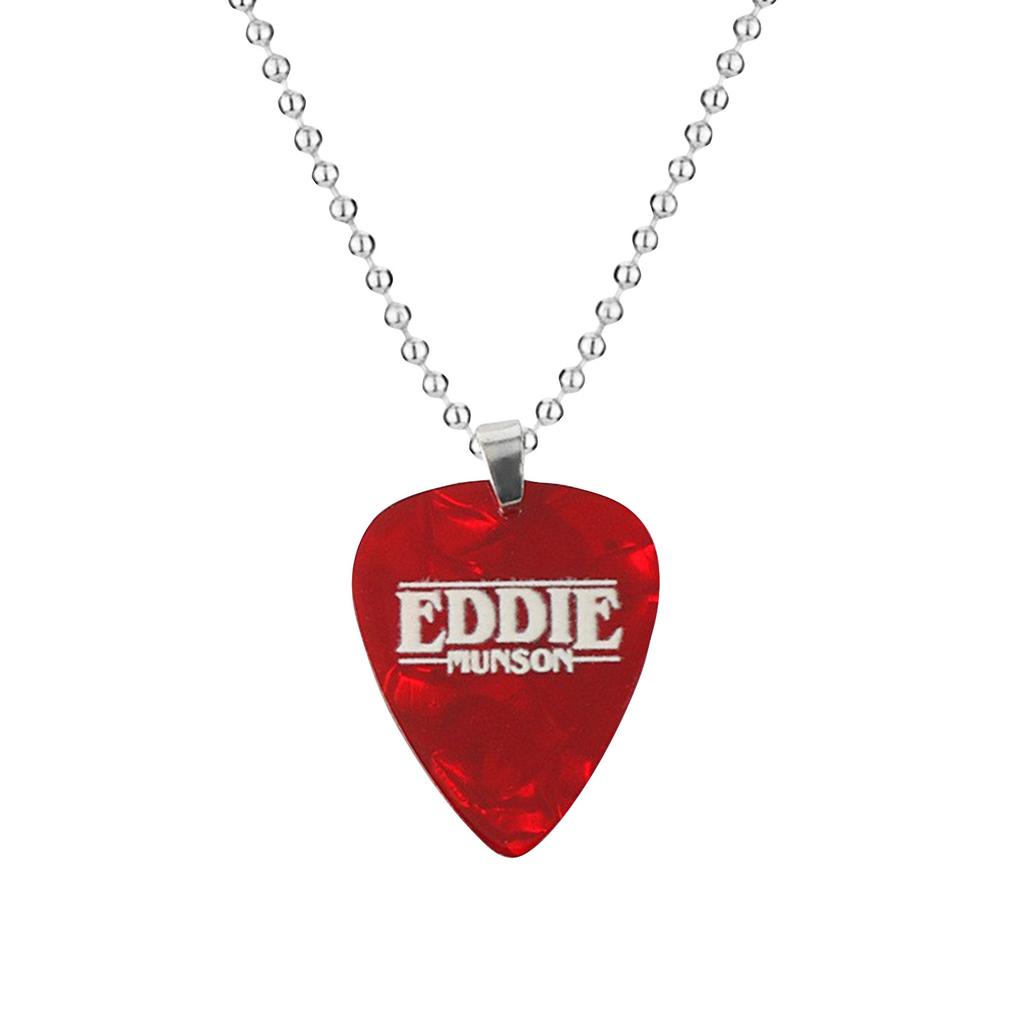 Модное ожерелье-медиатор, подарок для фанатов, готическое ожерелье, трендовое ожерелье-подвеска с ремешком