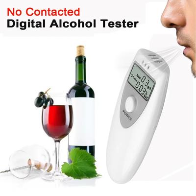 Бесконтактный цифровой алкотестер Портативный анализатор алкоголя в выдыхаемом воздухе Алкотестер Детектор обнаружения алкоголя ЖК-экран