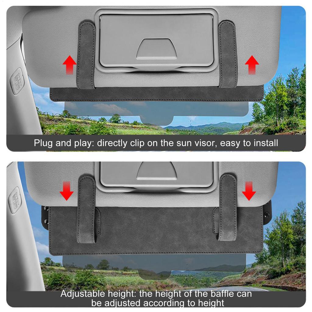 Adjustable Car Sun Visors Extender Quick Installation Sun Visor For Car Anti-Glare Sun Visor Car Sun Visor Extension