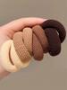2/5/10/100 Mix Color High Elasticity Thickened Versatile Simple Scrunchies, Hair-Friendly (Random Color) Hair Ties Hair Rope