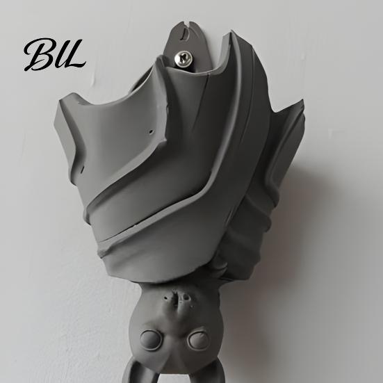 Small Fantasy Hanging Garden Bat Resin Plant Pot Hanger, Gothic Flower for Fan Gift Collection Decoration, 3D Printed Weatherproof Succulents Planter