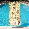 Cartoon comics Print Beach Towel Design, Soft, Lightweight. for Home Bathroom, Spa, Pool, Yoga, Surfing, Camping, Gift for Family, Friend