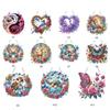Animal Theme 2D Flat DIY Special Shape Rhinestone Diamond Art Window Pendants Diamond Painting Set Wall Decor for Home & Windows