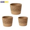 67JB Соломенная корзина для растений Внутренние плетеные горшки для растений для цветочных горшков Горшок для растений