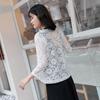 Lace Cardigan Thin Coat Women's Summer Korean Slim Plus Size Seven Quarter Sleeve Shawl Top Versatile Sun Protection Shirt