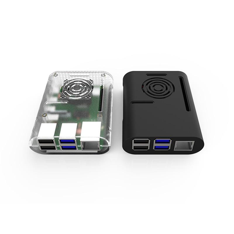 Raspberry Pi 4 B ABS Case Black White Clear Case for Raspberry Pi 4 Model B