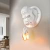 Nordic Resin Gorilla Wall Lamp Retro Modern Led Wall Sconce Home Loft Bedroom Bedside Home Decor Wall Light Fixtures Luminaire