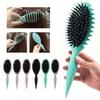 Щетка для формирования локонов с антистатической мягкой щетиной Массажер для кожи головы Расческа с воздушной подушечкой для вьющихся волос