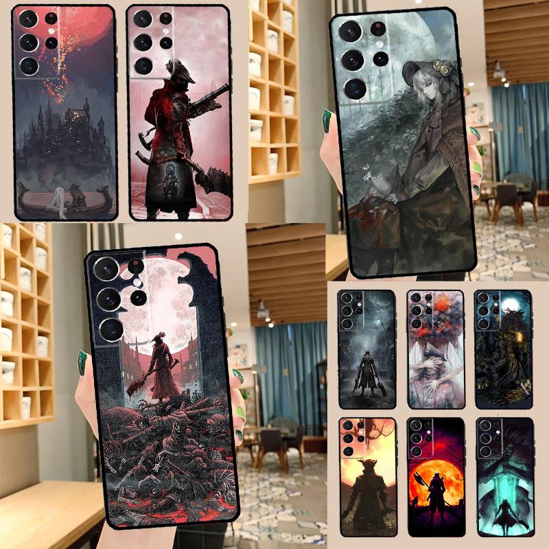 Чехол для телефона Bloodborne Dark Souls для Samsung Galaxy S22 S23 S21 Ultra S20 FE S8 S9 S10 Plus Note 10 20 Ultra