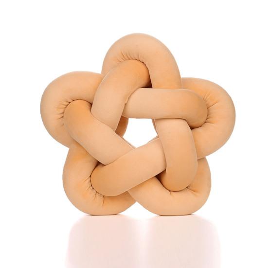 Декоративная подушка Four Seasons, снижающая стресс, эластичная, практичная INS, вязаный узел, звездообразная подушка для спинки дивана для офиса