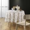Nappe de table ronde - Alma - Beige - 180 cm - Anti-taches - Infroissable
