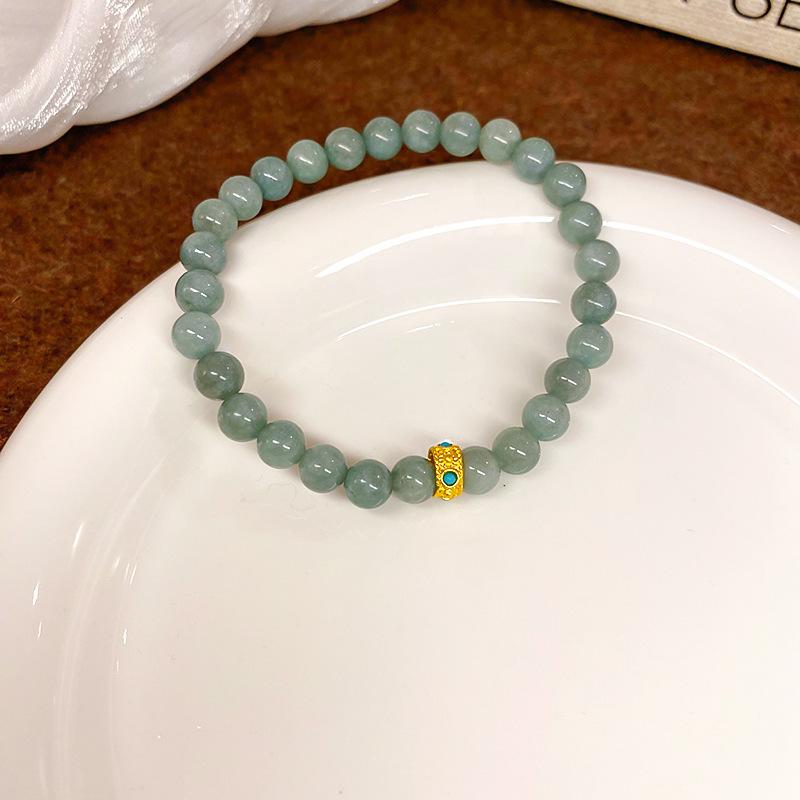 Женский роскошный браслет из натурального камня с бусинами, лидер продаж 2024 года - этнический китайский стиль