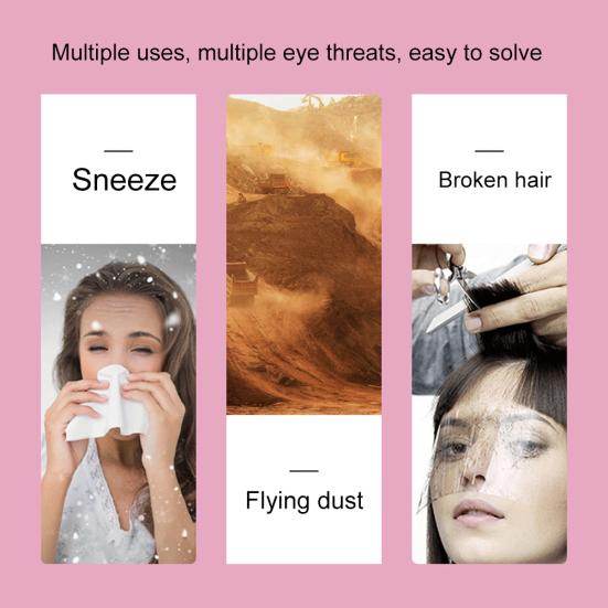 50/100 шт одноразовый лак для стрижки волос клейкая крышка для лица защитный щит