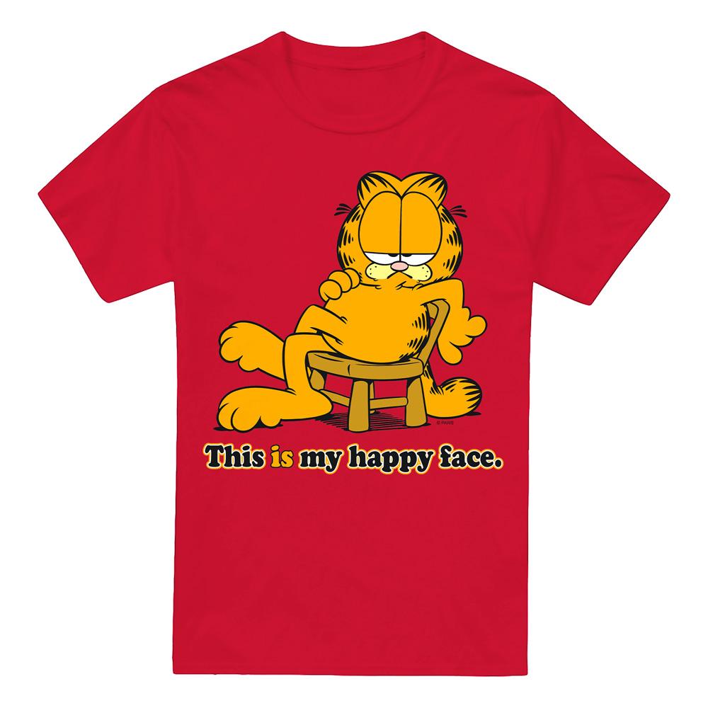 Garfield Mens Happy Face T-Shirt
