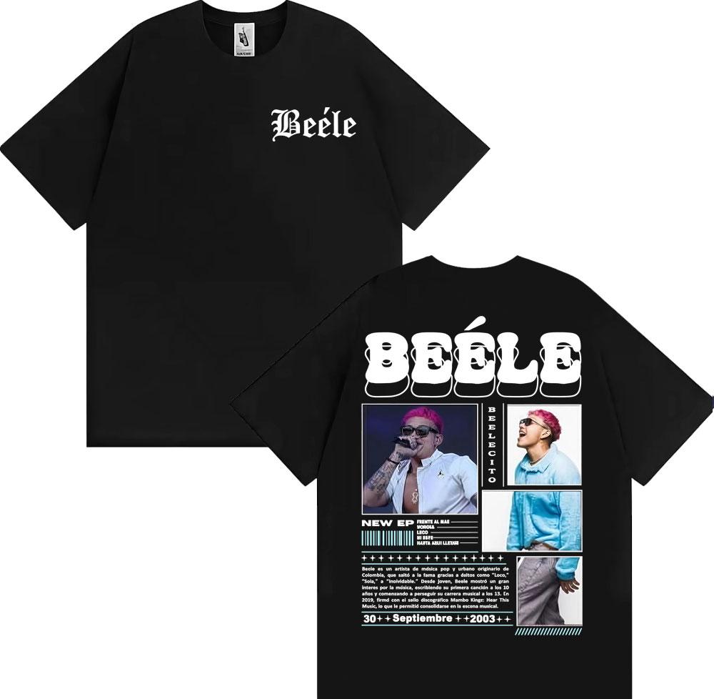 2025 Summer Rapper Biller Album Tour Merch Tshirt Mens Hiphop Pop Street Tshirt 100 Cotton Oversized Street Clothes