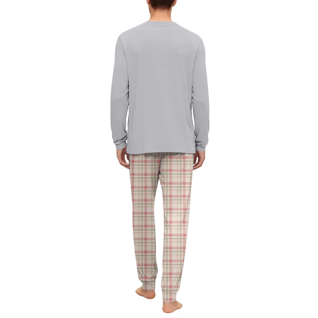Men's Pajama Set, Long Sleeve And Long Pants, Two-piece Set