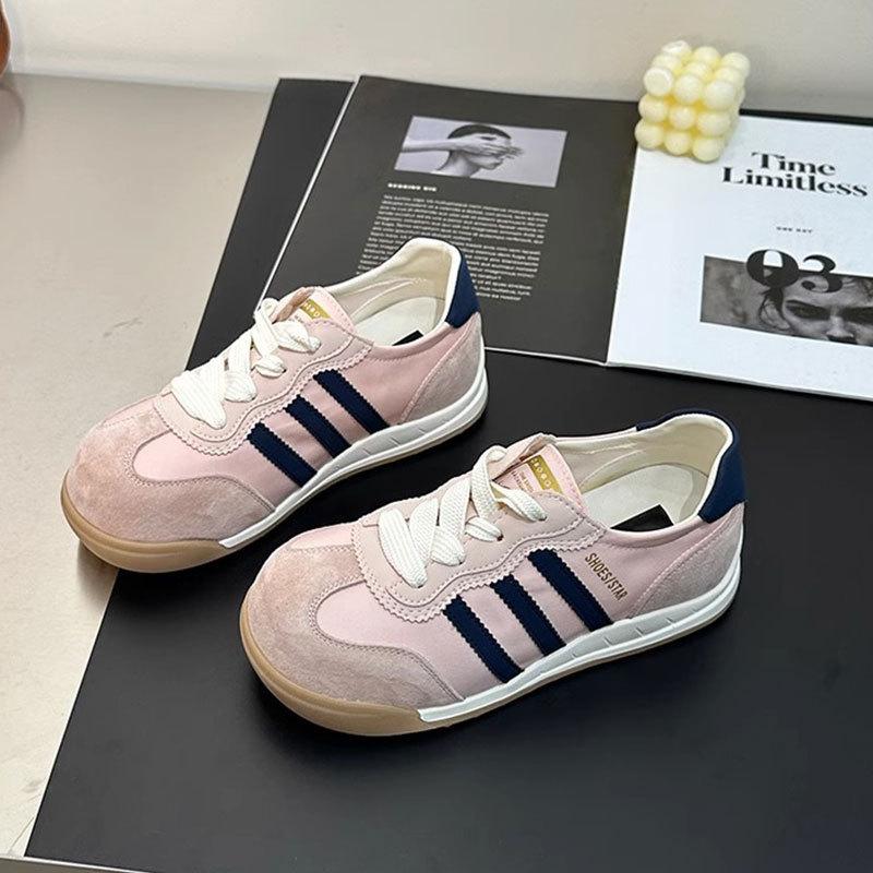 Версия из коровьей кожи ~ Женская обувь Dexun Forrest Gump из натуральной кожи в стиле ретро, 2025, новые дышащие универсальные туфли для спорта и отдыха