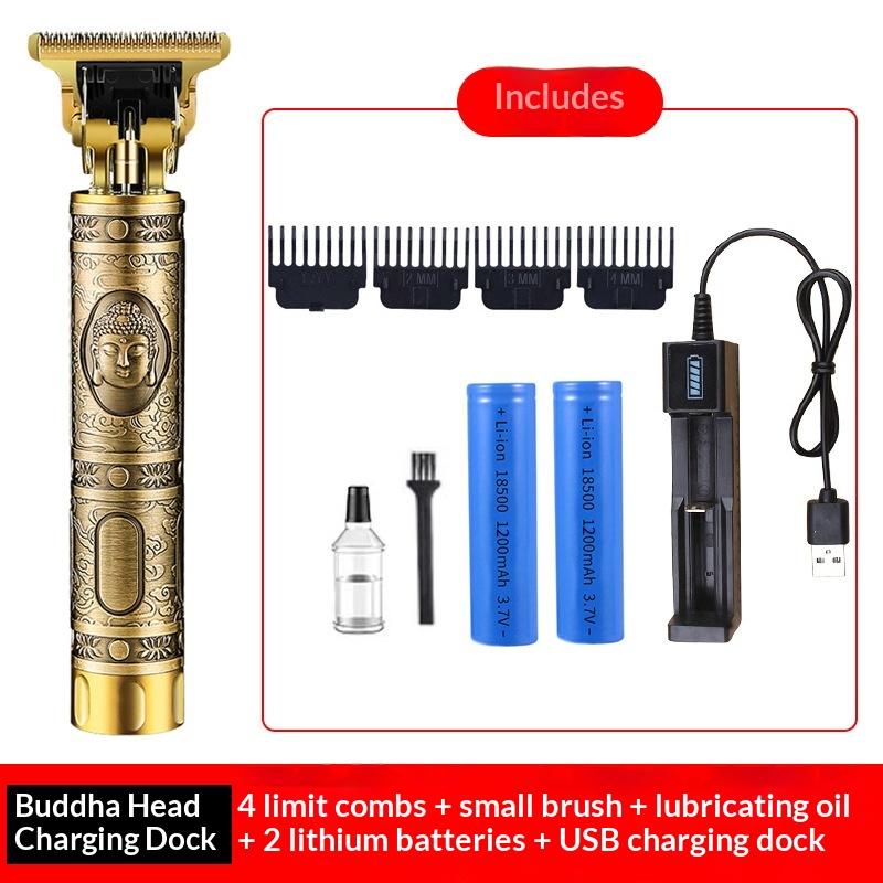 New multifunctional hair clipper electric clipper hair clipper hair clipper oil clipper shaving razor bald hair clipper rechargeable